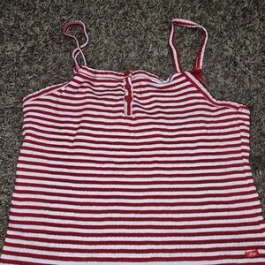 Victoria's Secret Red and White Striped Cami